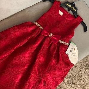 Red 3T American Princess Holiday dress